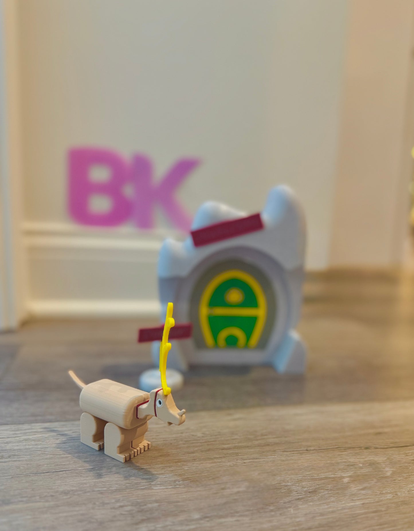 3D Printed Grinch & Max Brick-Style Lair Set – Complete Christmas Display