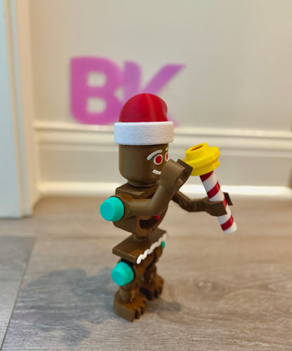 Inspired by our ~Iconic~ Halloween Brick Style Skeleton Figure – the Gingerbread Skeleton Brick Buddy!