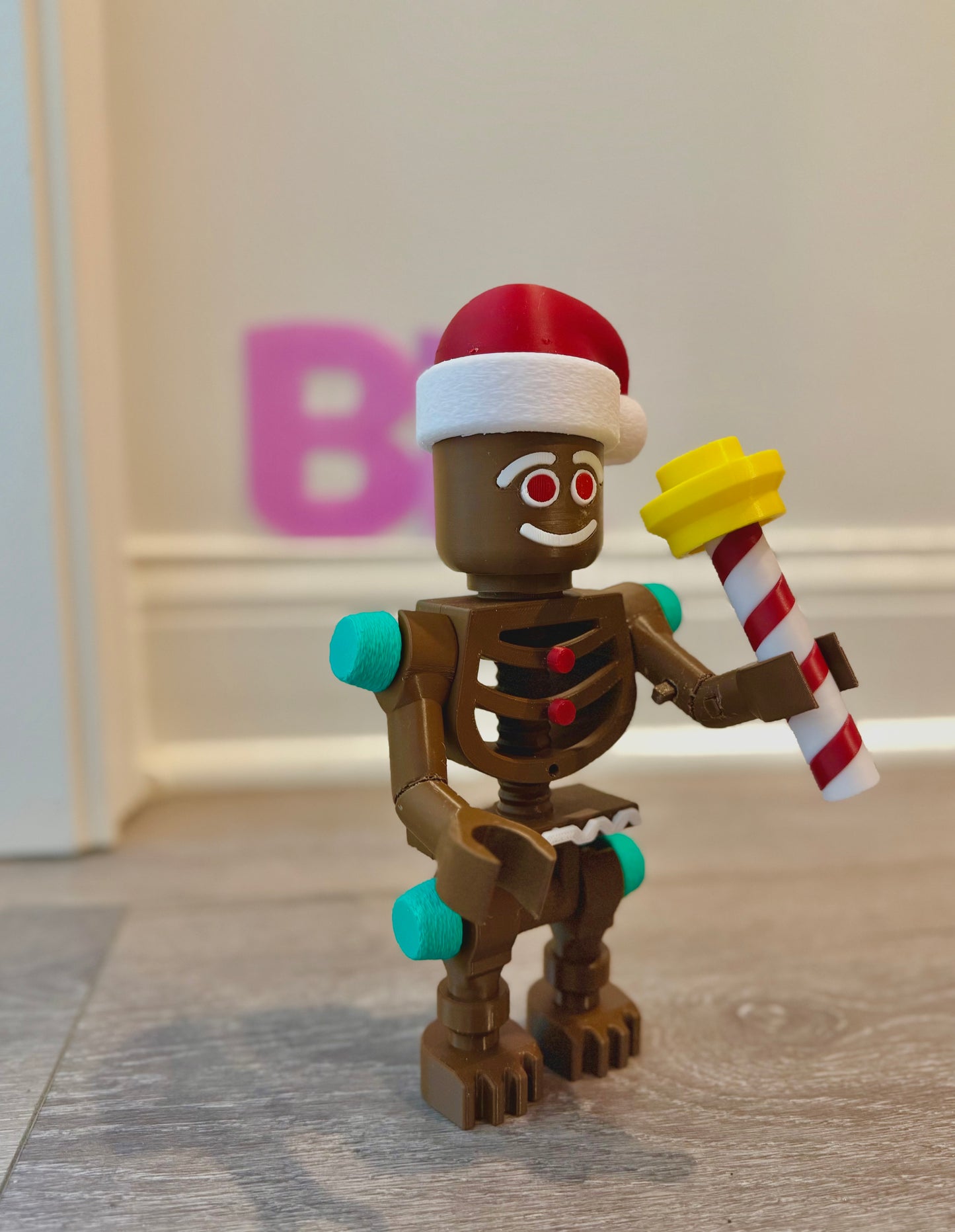 Inspired by our ~Iconic~ Halloween Brick Style Skeleton Figure – the Gingerbread Skeleton Brick Buddy!