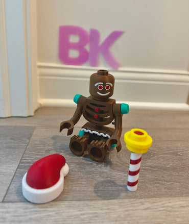 Inspired by our ~Iconic~ Halloween Brick Style Skeleton Figure – the Gingerbread Skeleton Brick Buddy!