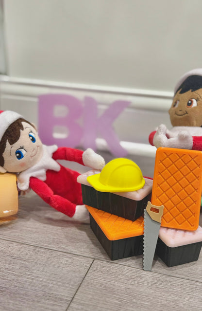 3D Printed Props & Accessories for your Elf Visitor | Plushie Elf Accessories -- Resizable