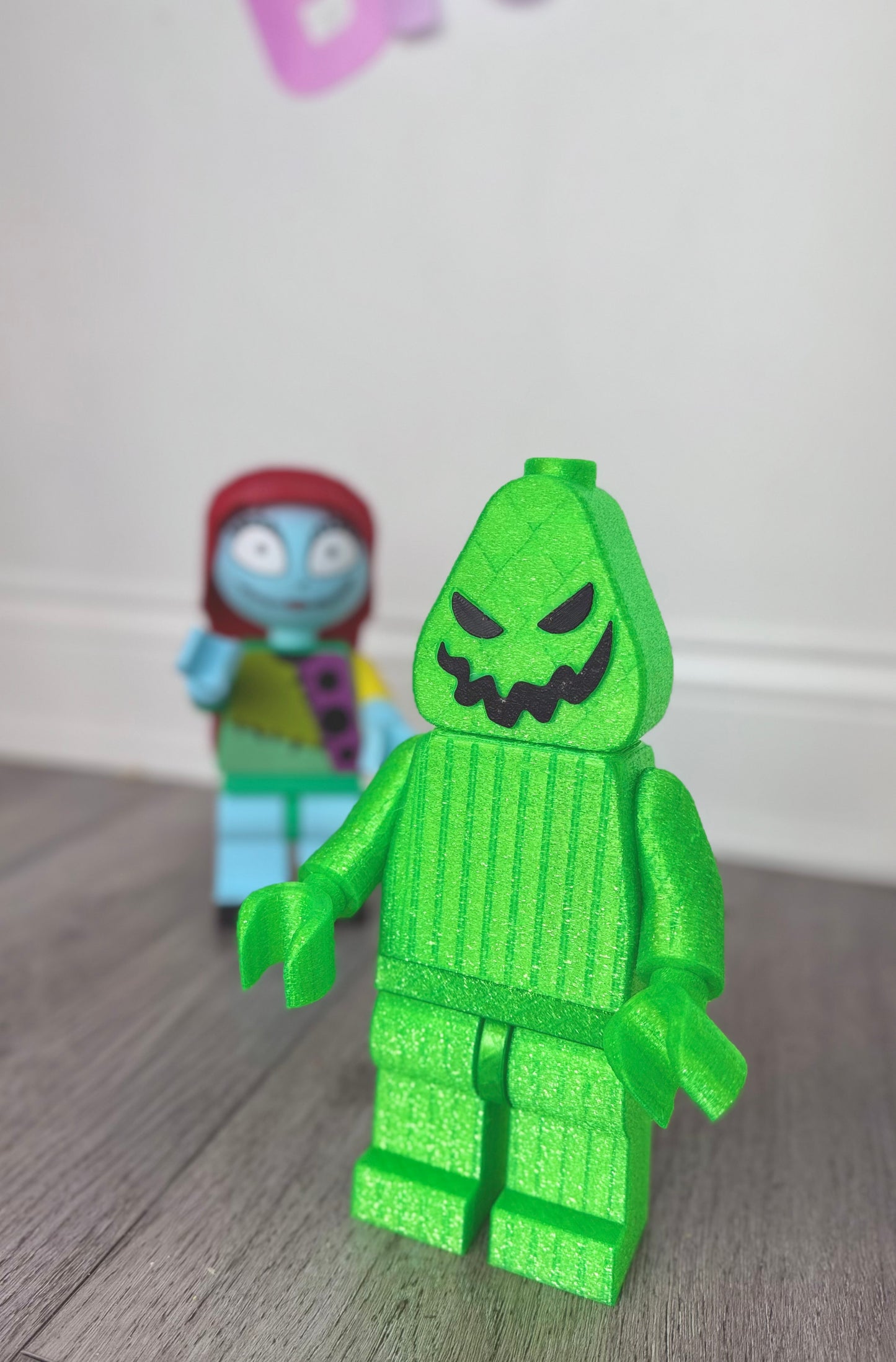 3D Printed Sally, Zero, & Oogie Boogie Brick-Style Figures – Spooky Holiday Duo | Jack is COMING SOON!