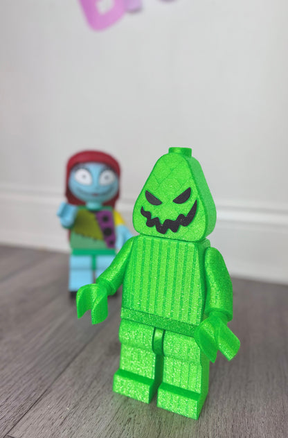 3D Printed Sally, Zero, & Oogie Boogie Brick-Style Figures – Spooky Holiday Duo | Jack is COMING SOON!