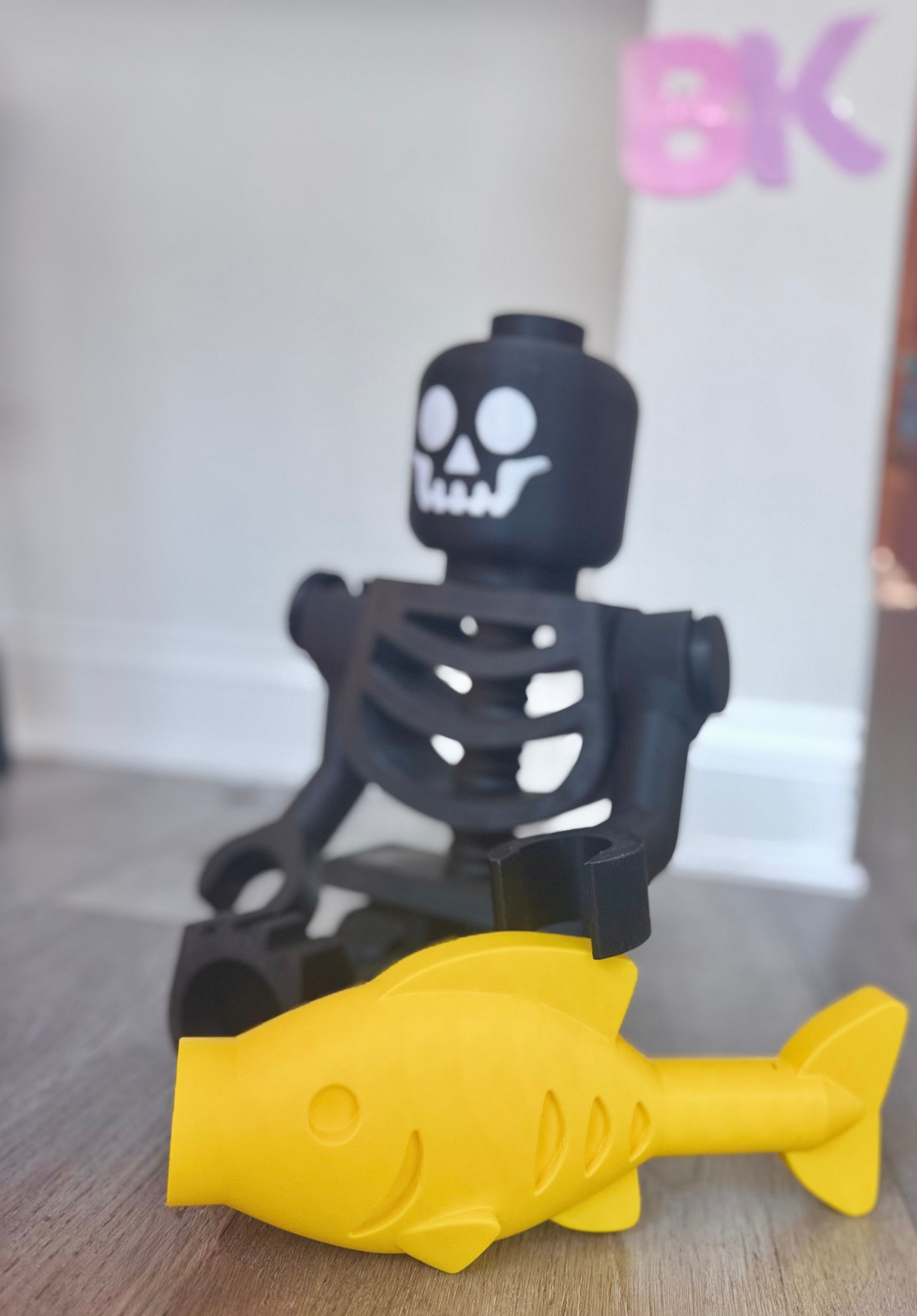 3D Printed Skeleton ACCESSORIES for Brick Figurines: Customize Mega Minifigures