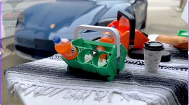 V6 Engine Can Holder: Custom Automotive Gift for Car Enthusiasts | FREE Headers | Matching Cup