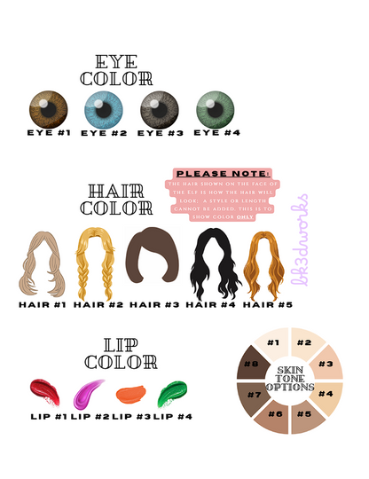 Custom Brick-Style 'Elf on Shelf'-inspired Buddy – 3D Printed & Fully Personalized