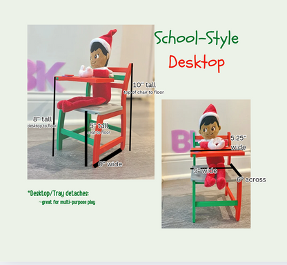 3D Printed Props & Accessories for your Elf Visitor | Plushie Elf Accessories -- Resizable