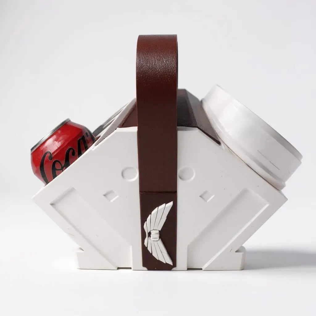 V6 Engine Can Holder: Custom Automotive Gift for Car Enthusiasts | FREE Headers | Matching Cup