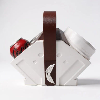 V6 Engine Can Holder: Custom Automotive Gift for Car Enthusiasts | FREE Headers | Matching Cup