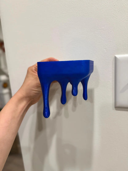 3D Printed Slime Drip Shelves: Eerie Kids or Game Room Decor, Set of 3
