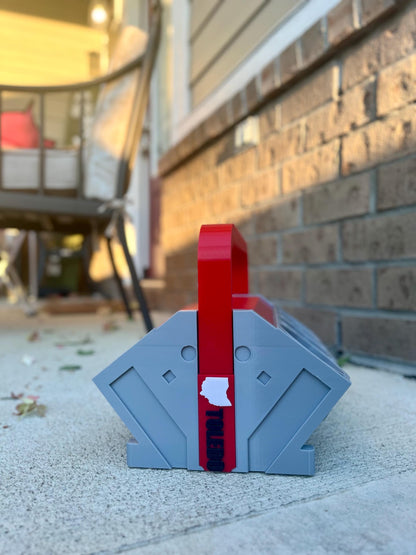 V8 Engine Can Holder: Car Enthusiast Garage Decor - PETG | FREE Headers | Matching Cup