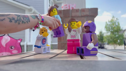 Personalized 3D Printed Brick-Compatible Minifigure - Custom Design Your Own Unique Character