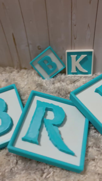 Frozen Inspired Nursery Decor: Personalized Letter Decor | Kids Name Sign