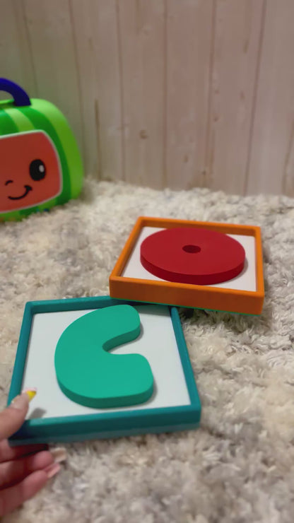 6” Personalizable & Customizable Cocomelon Inspired Wall Art for Kids Room or Nursery | Cocomelon Letters | Baby Kid Toddler Gift Decor