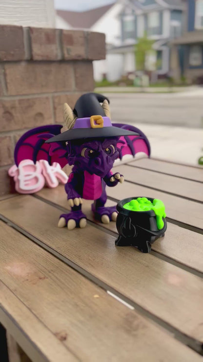 The Bewitched Dragon & Cauldron Set