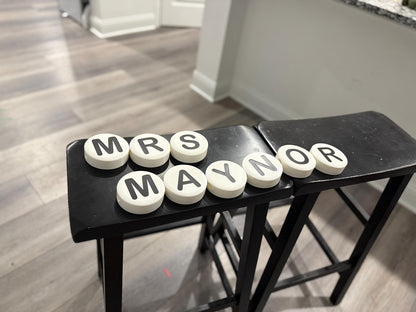 Personalized Jumbo 3D Printed Friendship Bracelet Beads - Custom Letters & Shapes for Creative Eco-Friendly Decor