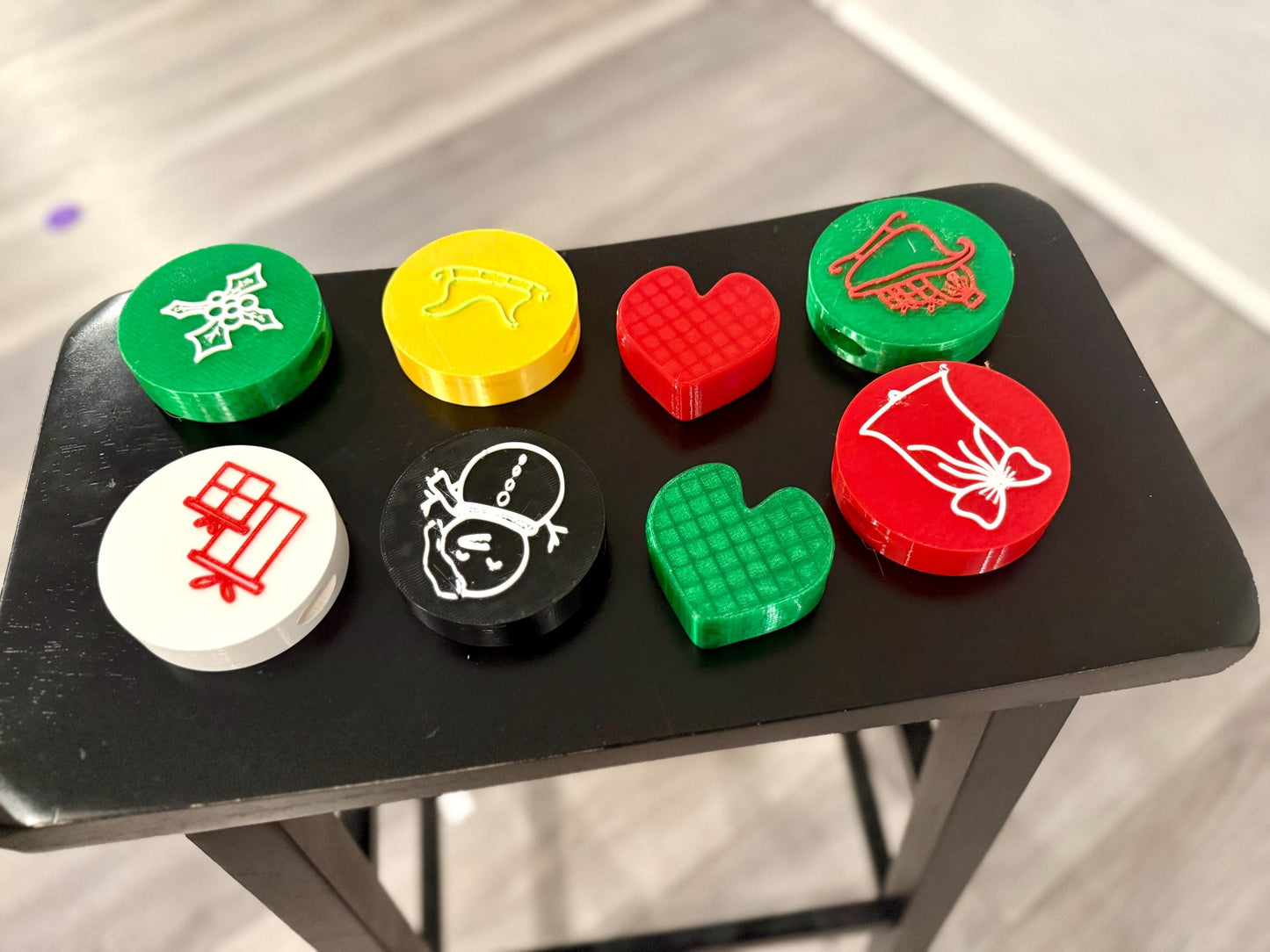 Personalized Jumbo 3D Printed Friendship Bracelet Beads - Custom Letters & Shapes for Creative Eco-Friendly Decor